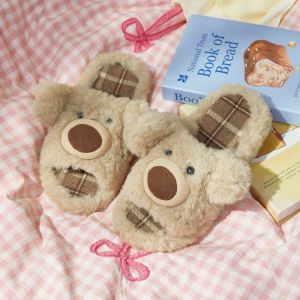 Dép Bông Dày Đế Dày Dễ Thương Cho Mùa Thu Đông 2025 Dép Bông Nhung Chất Lượng Cao Cho Sử Dụng Trong Nhà