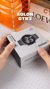 Aolon GTR3 นาฬิกาอัจฉริยะ 1.43 จอ AMOLED HD แบบเปิดตลอดเวลา รับสาย WhatsApp เครื่องตรวจสอบอัตราการเต้นของหัวใจ 110+ โหมดกีฬา ระดับกันน้ำ แบตเตอรี่ใช้งาน 120 ชั่วโมง earlybird