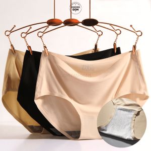 Combo 5 quần lót nữ thun lạnh bigsize cạp cao quần lót đúc su mềm mịn thoáng mát không đường may không lộ viền - QLN-SU-CB5