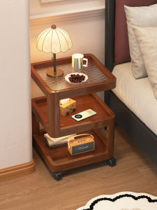QIMUDAO | Moveable Retro Bedside Table