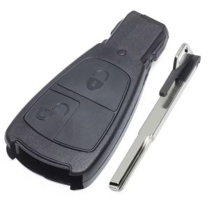 KEYECU Remote Key Shell Case Fob for Mercedes Benz E C S CLK E430 S500 CLK320 1997 1998 1999 2000 2001 2002 2/3 Buttons