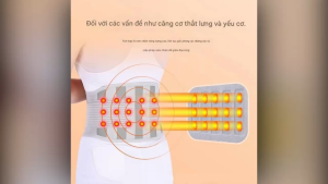 Đai Lưng Đá Từ Tính Tự Làm Nóng – Đai Quấn Lưng Giảm Đau Lưng Giữ Ấm Bụng Hỗ Trợ Cột Sống