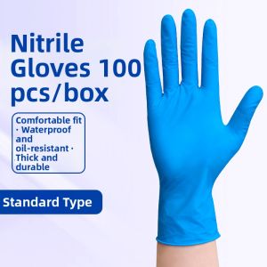 Intco | Thick Durable Waterproof Kitchen Cleaning Slip-resistant Nitrile Gloves