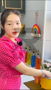 ROZEL Saringan Santan Tepung Teh Buah Sayur Berganggang Plastik Kualitas Tinggi / Saringan Multifungsi Serbaguna Kuat / Saringan Plastik Cantik Estetik