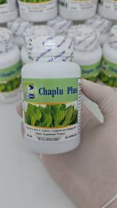 ชะพลู พลัส Chaplu Plus ตรา บลูเบิร์ด ขนาด 600 มิลลิกรัม 60 แคปซูล