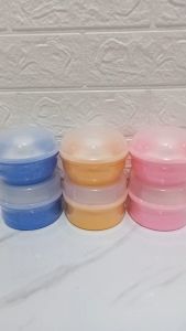TEMPAT BEDAK BAYI WADAH BEDAK 2IN1 NININANO SINGLE FREE TEPUKAN BAHAN TEBAL