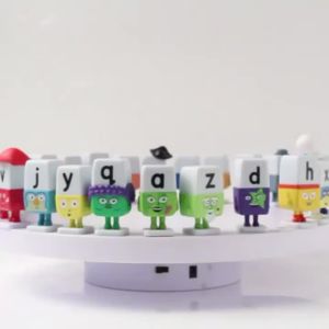 Bandai | 26pcs/set Alphablocks Numberblocks and Friends Cartoon Model Action Figure 26 Letter Fun Learning Toys