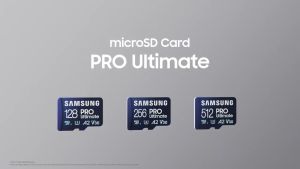 SAMSUNG MicroSD PRO Ultimate 128GB 256GB 512GB Micro SD SDXC Memory Card 128 256 512 GB Kartu Memori + Free Adapter - Garansi 10 Tahun - 128GB