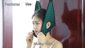 JUNLIi Chiropractic Tools Neck Harness Neck Stretcher Hanging Cervical Traction Device Neck Stretching Belt Osteochondrosis Pain Relief