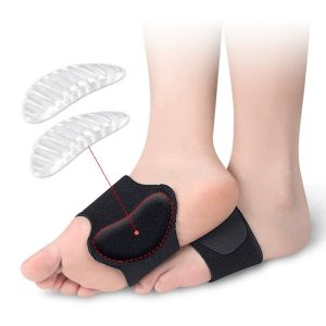 PVD 1Pair Arch Support Plantar Fasciitis Braces Heel Spurs Foot Pain Relief Flat and Fallen Arches High Arches
