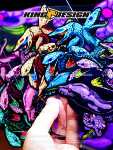 King Bumper Stickers Cobra Mamba King Snake Reflective Personality Stickers Original Moto Car Scratch Cover Stickers