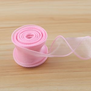 1 Cuộn 10 Thước Ruy Băng Voan Đuôi Cá Sóng Cạnh Rộng 4cm Cho Đồ Thủ Công DIY Bó Hoa Đóng Gói Quà Tặng Trang Trí Polyester