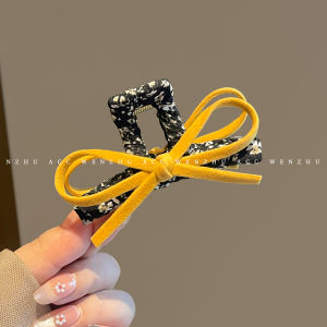 WENZHU | Elegant Retro Double-Sided Bow Hair Clip