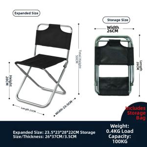 Portable Lightweight Backrest Chair