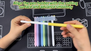 Tri-Town Stylus Case Cover with USB-C Port for Apple Pencil 3nd Silicone Protective Tablet Accessories