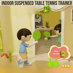 Indoor Suspended Table Tennis Trainer Portable Flexible Shaft Training Machine Preventing Myopia