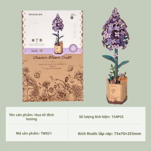 rolife | Mô Hình Tự Lắp Ráp Bằng Gỗ Hoa Văn Trang Trí Quà Tặng