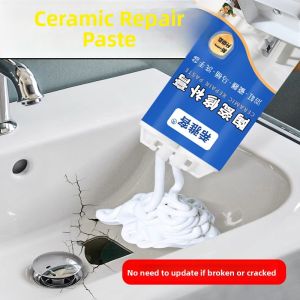 MONLEYTA | Strong Adhesive Ceramic Glaze Repair Paste Toilet Tile Crack Filler Enamel Pot Sink Basin Crack Repair Glue Porcelain White