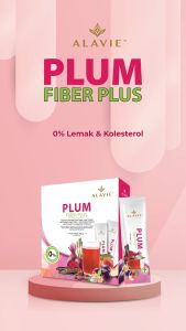ALAVIE Plum Fiber Plus 15s 超级护肠排毒瘦身膳食纤维益生菌营养饮 *High Fiber Probiotics Prebiotics Constipation Bowel Movement Detox Slimming Skin Beauty Sembelit Kurus Badan Buang Toksin*