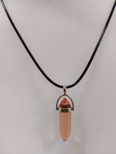 HEXAGONAL NATURAL HEALING NECKLACE CRYSTAL STONE PENDANT FOR MINIMALIST
