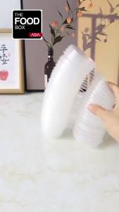 (100ชิ้น/ยกลัง1000ชิ้น) ถ้วยน้ำจิ้ม ถ้วยซอส ถ้วยน้ำจิ้มฝาในตัว ถ้วยน้ำจิ้มฝาติด 1ออนซ์ 1.5ออนซ์ 3ออนซ์ 4ออนซ์ thefoodbox