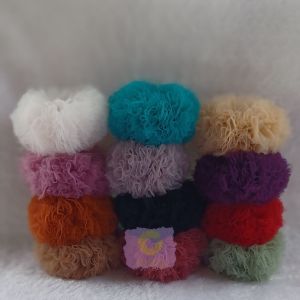 Scrunchie Viral Anti Pusing Soft Tulle Tile Premium Kuncir Rambut Cepol Hijab Size M Medium/ Sedang 14cm