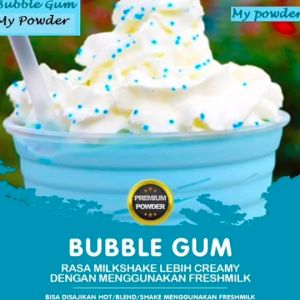 BUBUK POWDER MINUMAN RASA BUBBLE GUM REGULER - 1 KG