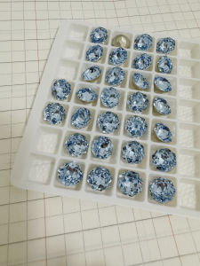 Dongzhou Crystal Rose Eight-Sided Jewelry-Cut Nail Drill Imitation Zirconia Glass Drill Ear Studs Beauty Nail Tool from China