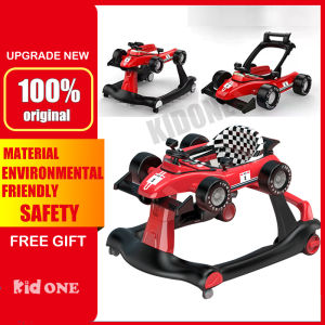 KIDONE baby walker multifunctional walker can sit or push with music and lights Racing  Boys Practice Walking 6 to 12 Months Push Walker Car Girl Boy Music  rocking chair