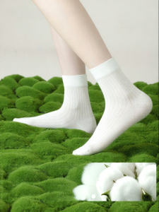 Herbal Breathable Women Summer Cotton Socks