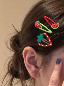 hellocandy | Fresh and Cute Style Womens Side Fruit Flower Hair Clips Set