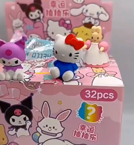 Sanrio Push-Pull Eraser Cute Kuromi Melody Cinnamoroll Stationery School Supplies Kids Pencil Eraser Random Design