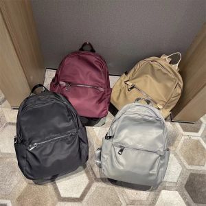 กระเป๋าเป้สะพายหลังผ้าอ็อกซ์ฟอร์ดแบบมีช่องแบ่งหลายชั้นสไตล์เกาหลีและญี่ปุ่น กระเป๋าเดินทางแบบลำลองสำหรับคุณแม่ น้ำหนักเบา สัมผัสหรูหรา