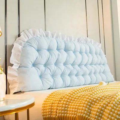 2024 New Bed Headboard Crash Protection Large Pillow Cushion