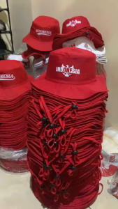 Topi rimba dewasa Tema Kemerdekaan Indonesia Cocok untuk Agustusan Topi dewasa Dirgahayu 2025