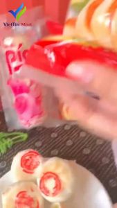 [1hộp] Bánh Pía mini nhân đậu xanh sầu riêng (9 cái) khoảng 290gr