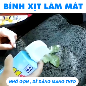 Xịt Làm Mát BOTNY COOL 180g – Hạ Nhiệt Tức Thì Giải Nhiệt Mùa Hè Cho Xe Cơ Thể Chơi Thể Thao