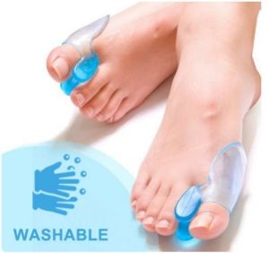 INEOO ที่หนีบเจลยืดผมขนาดใหญ่1คู่เครื่องมือป้องกันเท้าฮาลลักซ์วาลกัสตัวแก้พอง