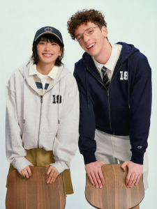 Champion | Zipper Hoodie Retro Style