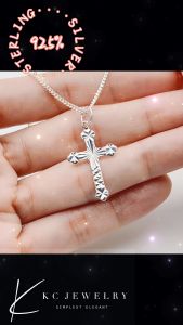 KC Jewelry S925 - Blossom Cross Pendant