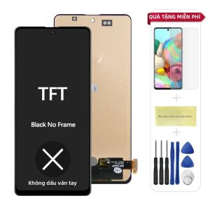 Màn Hình LCD Samsung A71 4G OLED/TFT Thay Thế Màn Hình Cảm Ứng Cho A715 A715F A715FD Có Khung Màn Hình Điện Dung Kỹ Thuật Số 2160x1080