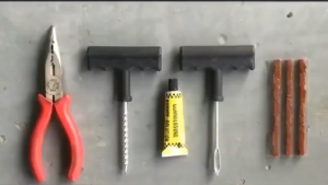 Auto Car Tubeless Tyre Puncture Plug Repair Tools Kit Car Tire Repairing Tools
