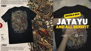 Orarie Kaos JATAYU Baju Distro Pria dan Wanita Sablon Plastisol Gratis Stiker dan Keychain