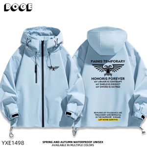 Eagle Emblem Casual Hooded Jacket