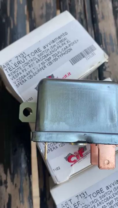 Remote Control Switch Relay Dinamo Starter Vespa Exclusive2 Excel Spartan CIF