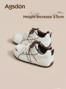 Agsdon | Thick Sole Height Increasing Casual Womens Training Shoes