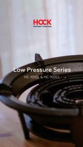 Hock Kompor Gas Cor Body Cast Iron Low Pressure HC-102CL Kompor Mata Seribu Kompor Mata 1000 Kompor Usaha