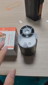 Quạt Mini Đeo Thắt Lưng Không Cần Dùng Tay Sạc Lại Được Với Luồng Gió Mạnh Màn Hình LED Làm Mát Tốc Độ Cao Quạt Đeo Cổ Di Động Dùng Cho Gia Đình