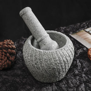 เครื่องบดกระเทียมหินธรรมชาติ อุปกรณ์ทำอาหารในครัว เตาอบไมโครเวฟ อุปกรณ์บดกระเทียมแบบอัดกระเทียม