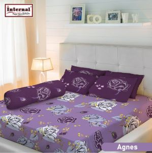 Live Flash Sale - Sprei Internal Queen B2 160x200 Tinggi 25cm Bantal 2 Guling 2 - Motif Abstrak / Bunga / Geometri / Minimalis